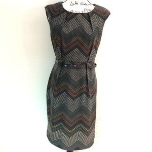 Emma & Michele Dress Chevron Pattern Women 6